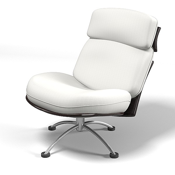 moon relax accent 3d 3ds - moon relax accent swivel armchair chair modern contemporary by archstyle